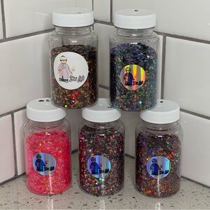 Bottles of Glitter - Mixed Colors